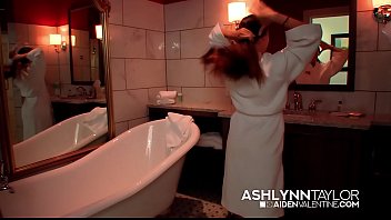 Ashlynn Taylor Gets Facial From Brother In Bathtub While on Vacation