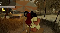 [RBLX] Demonic whore gets her pussy destroyed